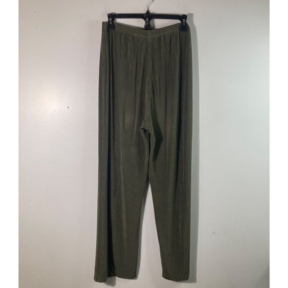 Womens Travelers by Chicos Pants Green L Short Slinky‎ Feel Acetate Spandex - Picture 2 of 12